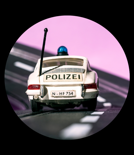 "POPO – Porsche Polizei (back)" - Eva Gieselberg