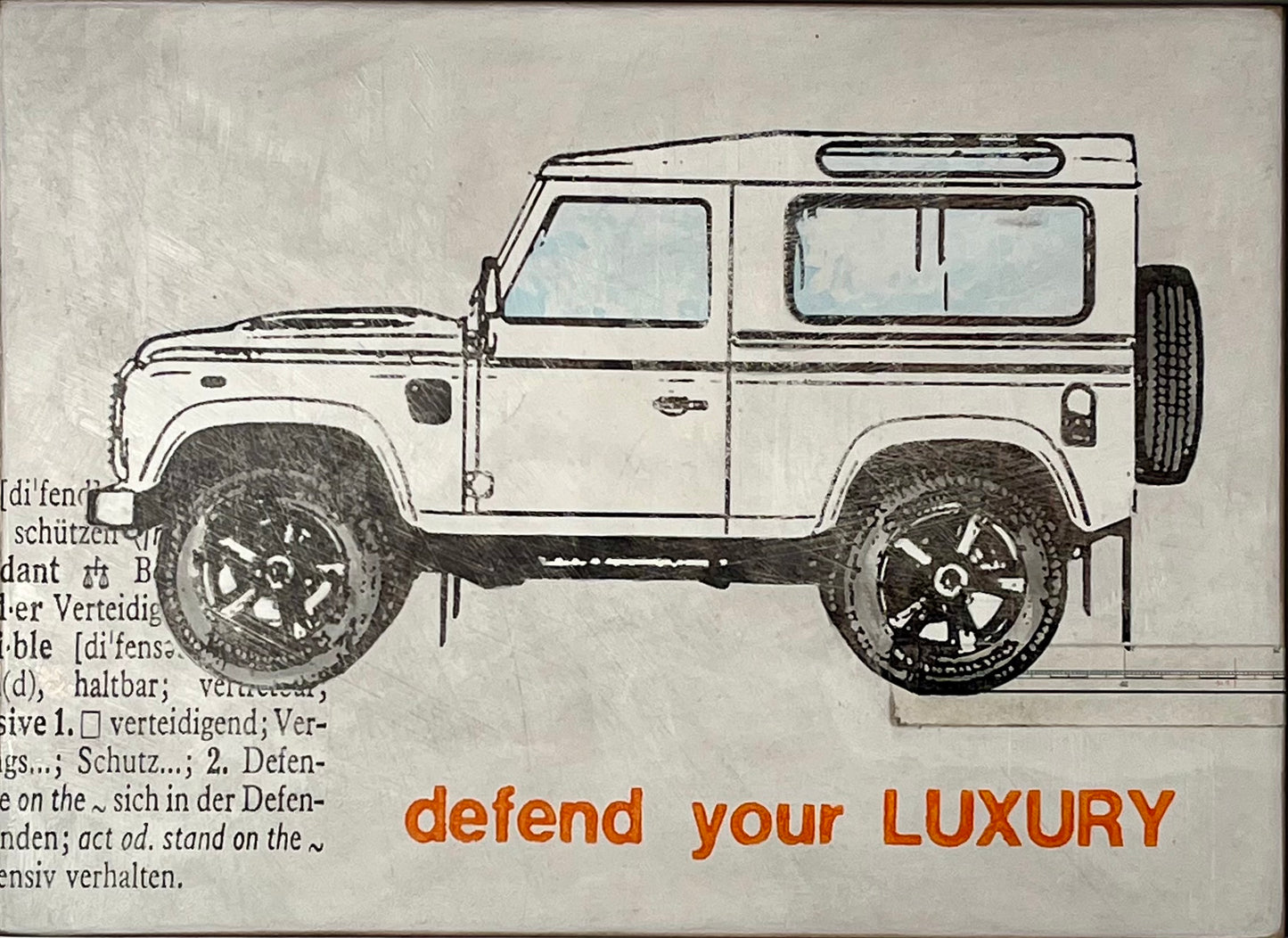 "Defend your luxury" - Jan M. Petersen