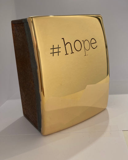 "# hope" - Jan M. Petersen