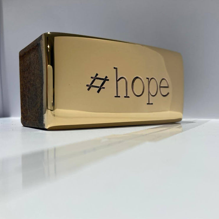 "# hope" - Jan M. Petersen