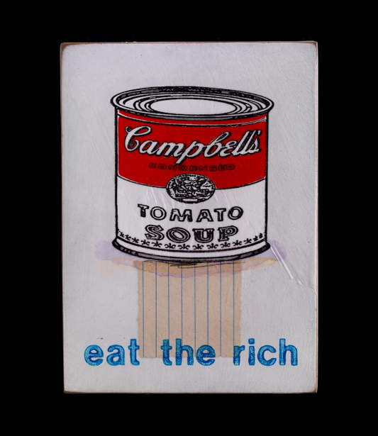 "eat the rich" - Jan M. Petersen