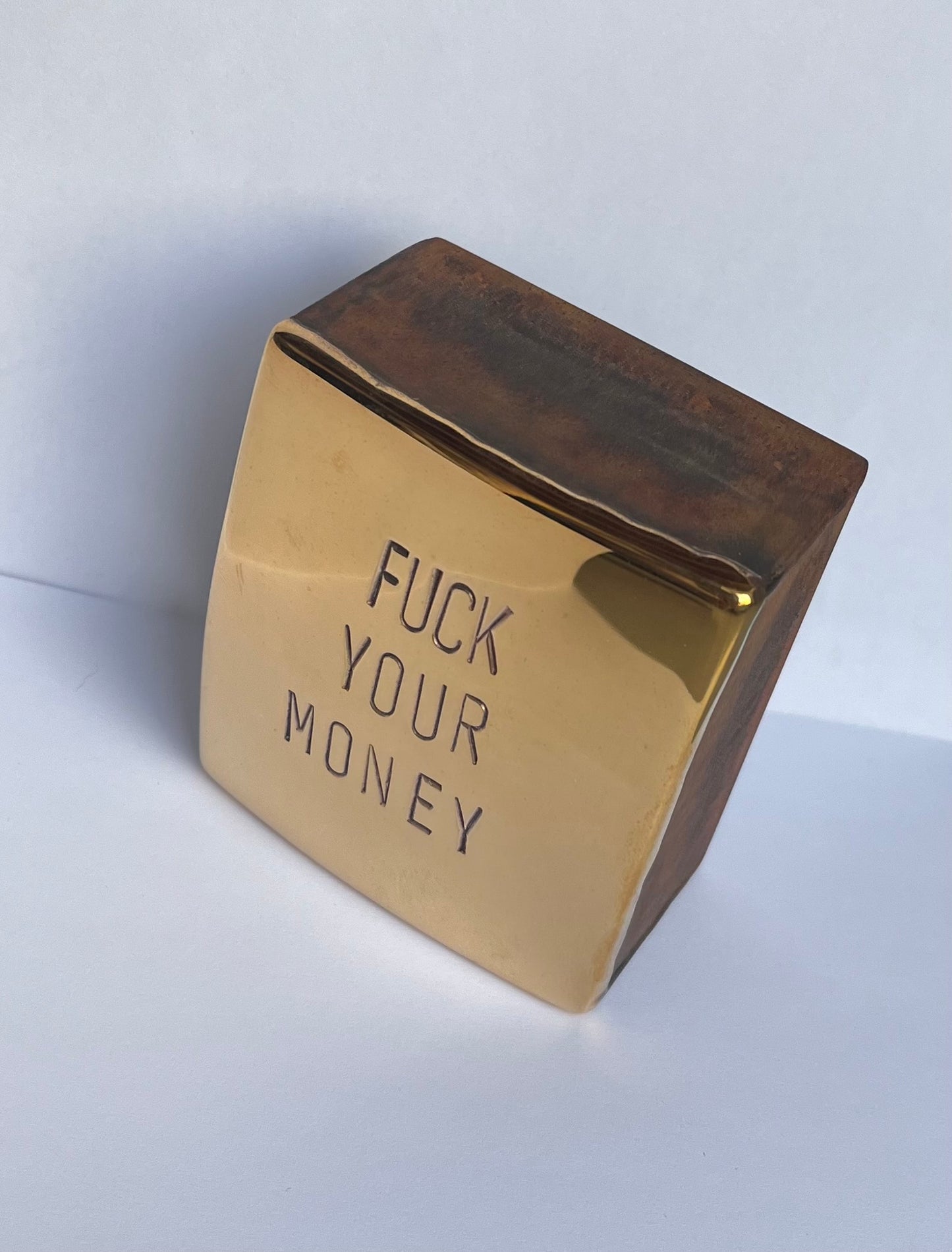 "fuck your money" - Jan M. Petersen