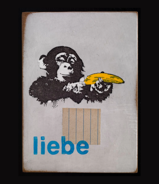 "liebe-banane-schimpanse" - Jan M. Petersen