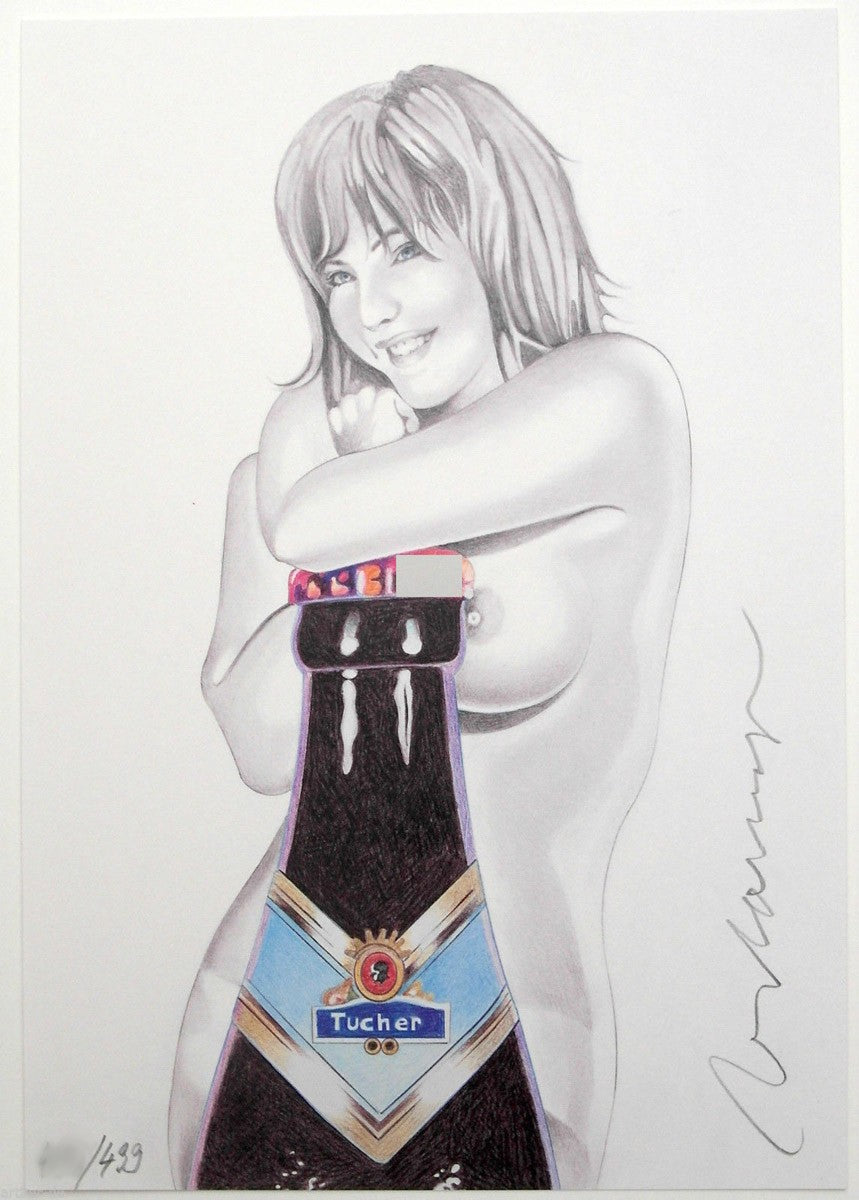 Tallulah Tucher inkl. Buch "Superman im Supermarkt" - Mel Ramos