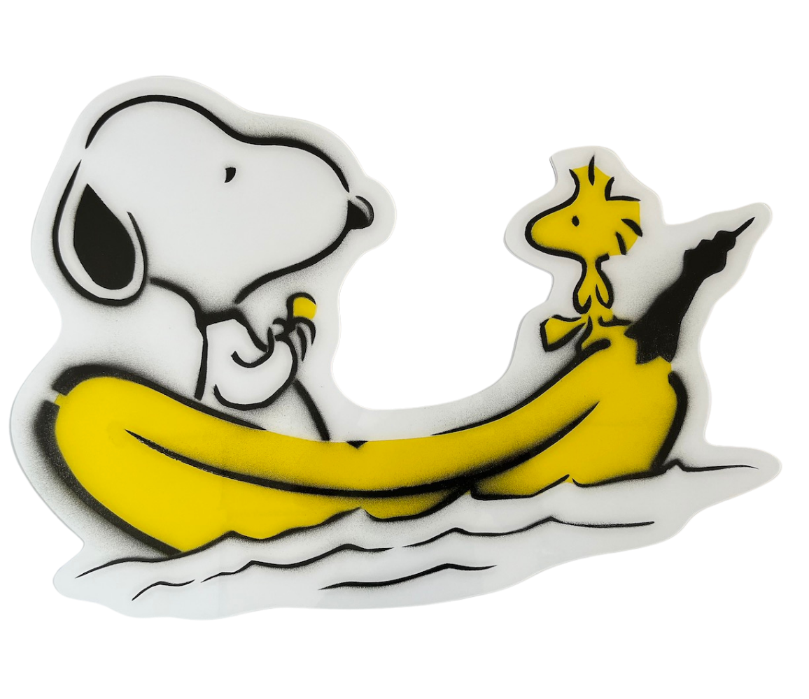 "Cut-Out Snoopy & Woodstock" - Thomas Baumgärtel
