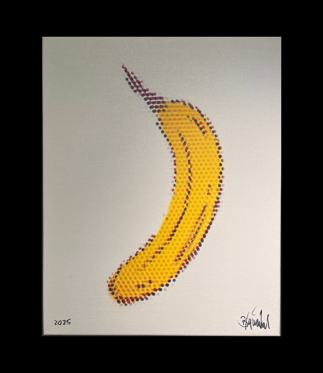 "Lichtenstein-Banane Metamorphose" - Thomas Baumgärtel
