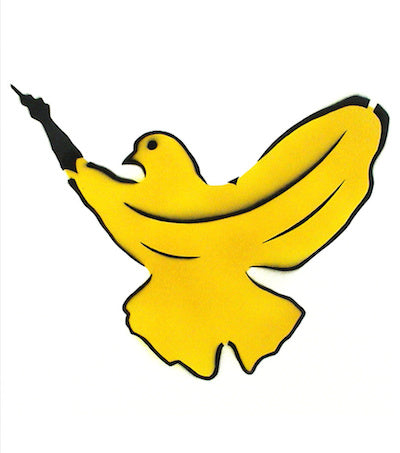 "friedensbanane Metamorphose" - Thomas Baumgärtel
