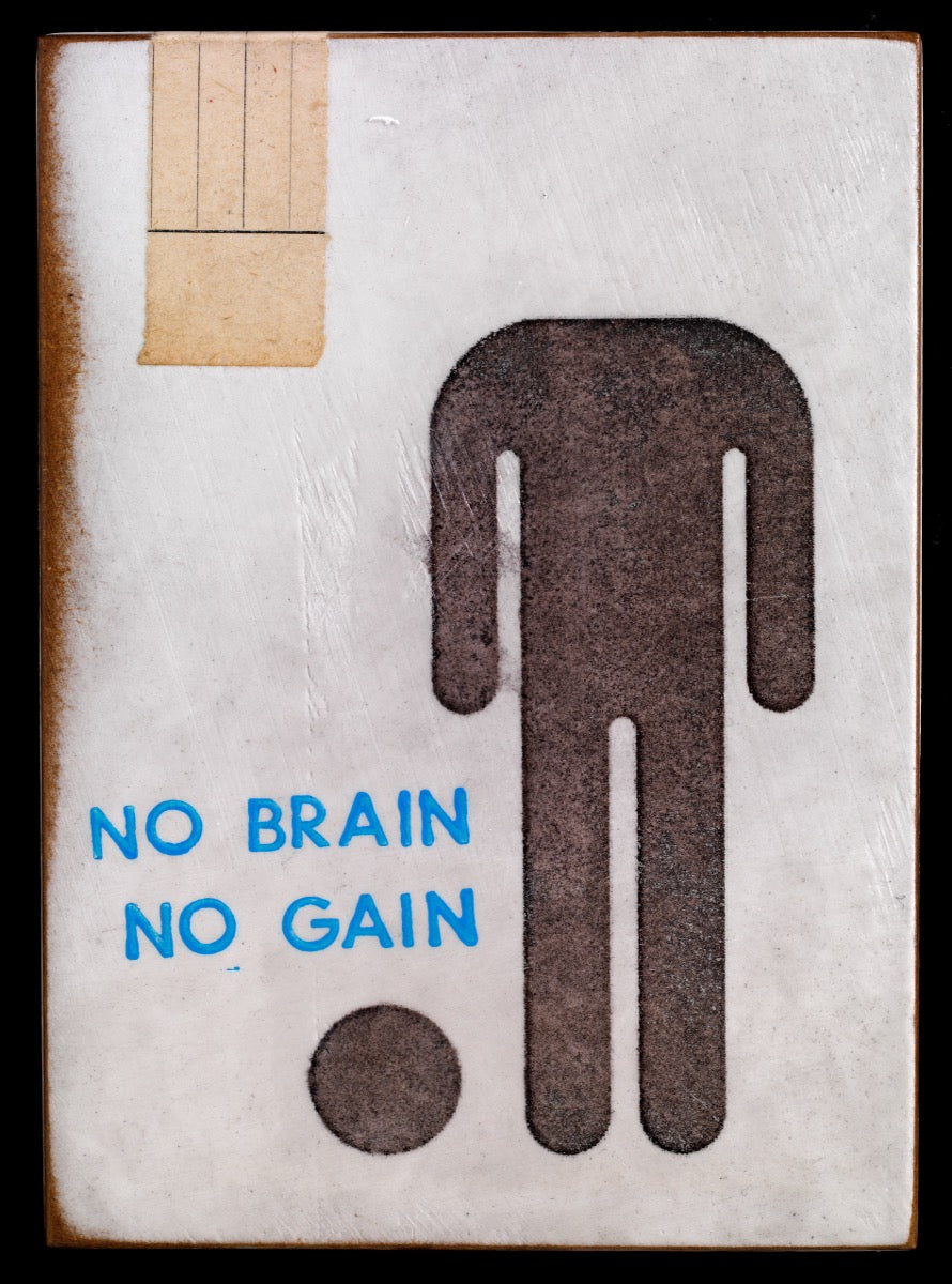 "no brain no gain" - Jan M. Petersen