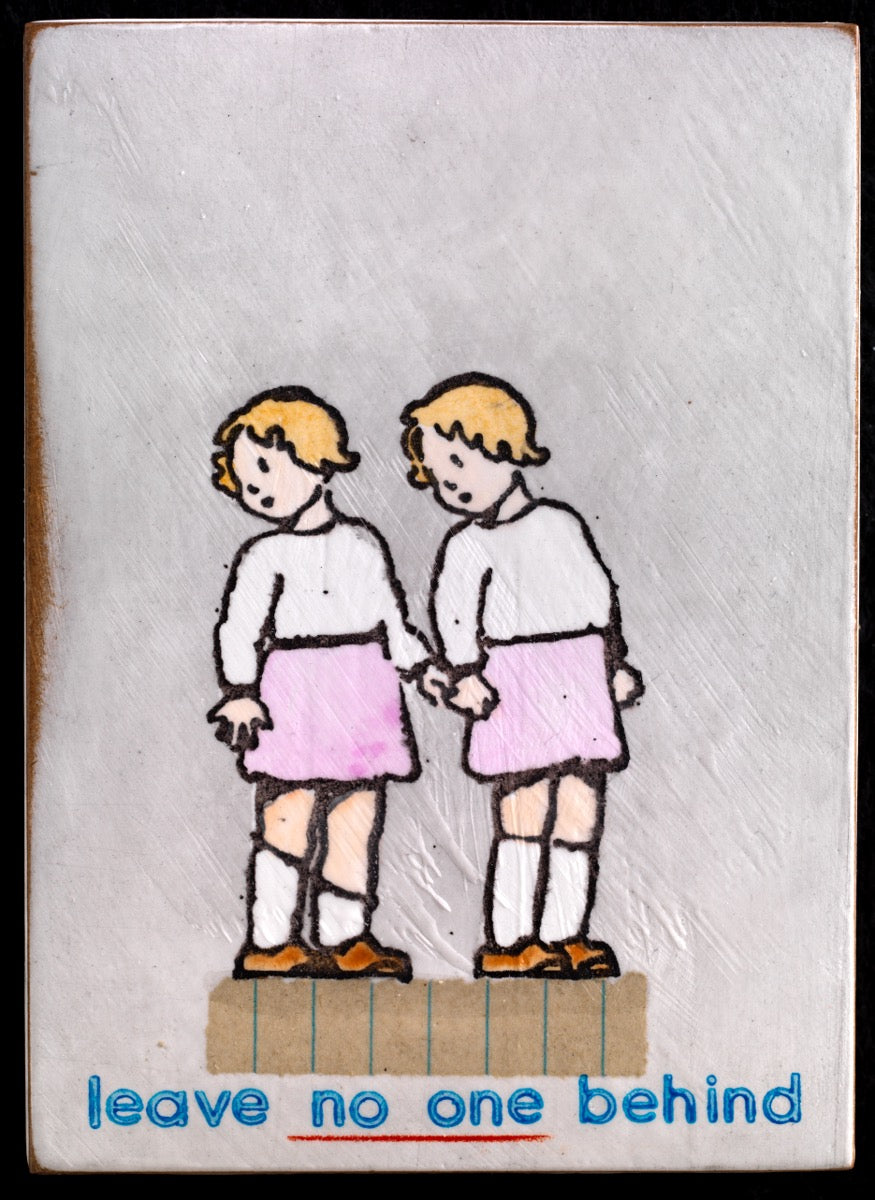 "leave no one behind" - Jan M. Petersen