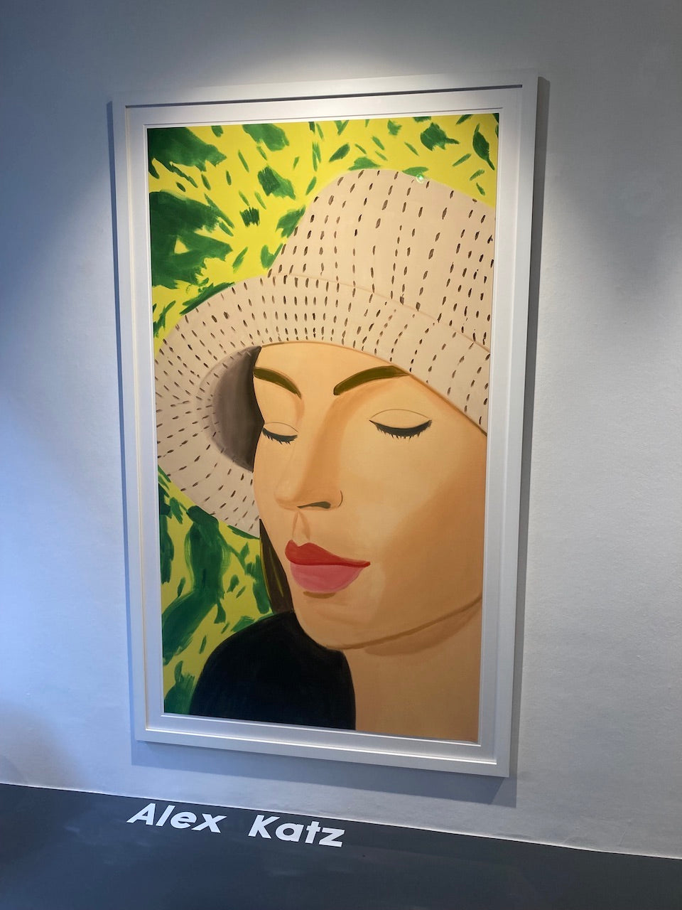 "Straw Hat 3" - Alex Katz