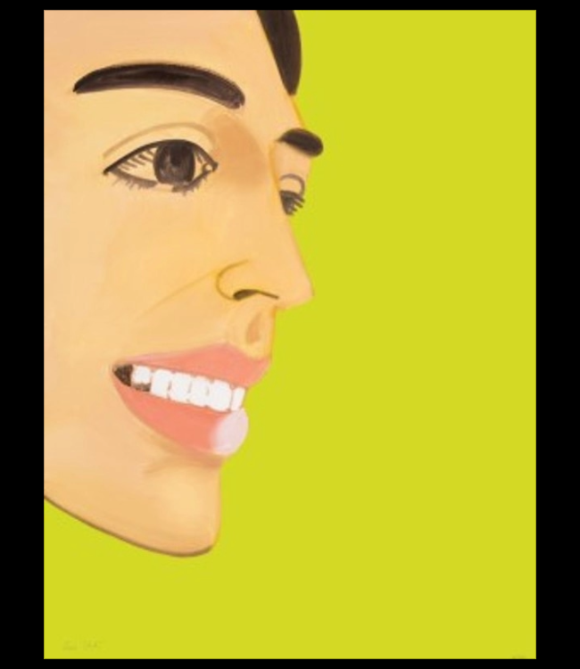 "Vivien on green" - Alex Katz