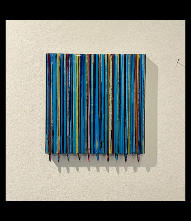 "Human Barcode Drips" - Erik Pluis