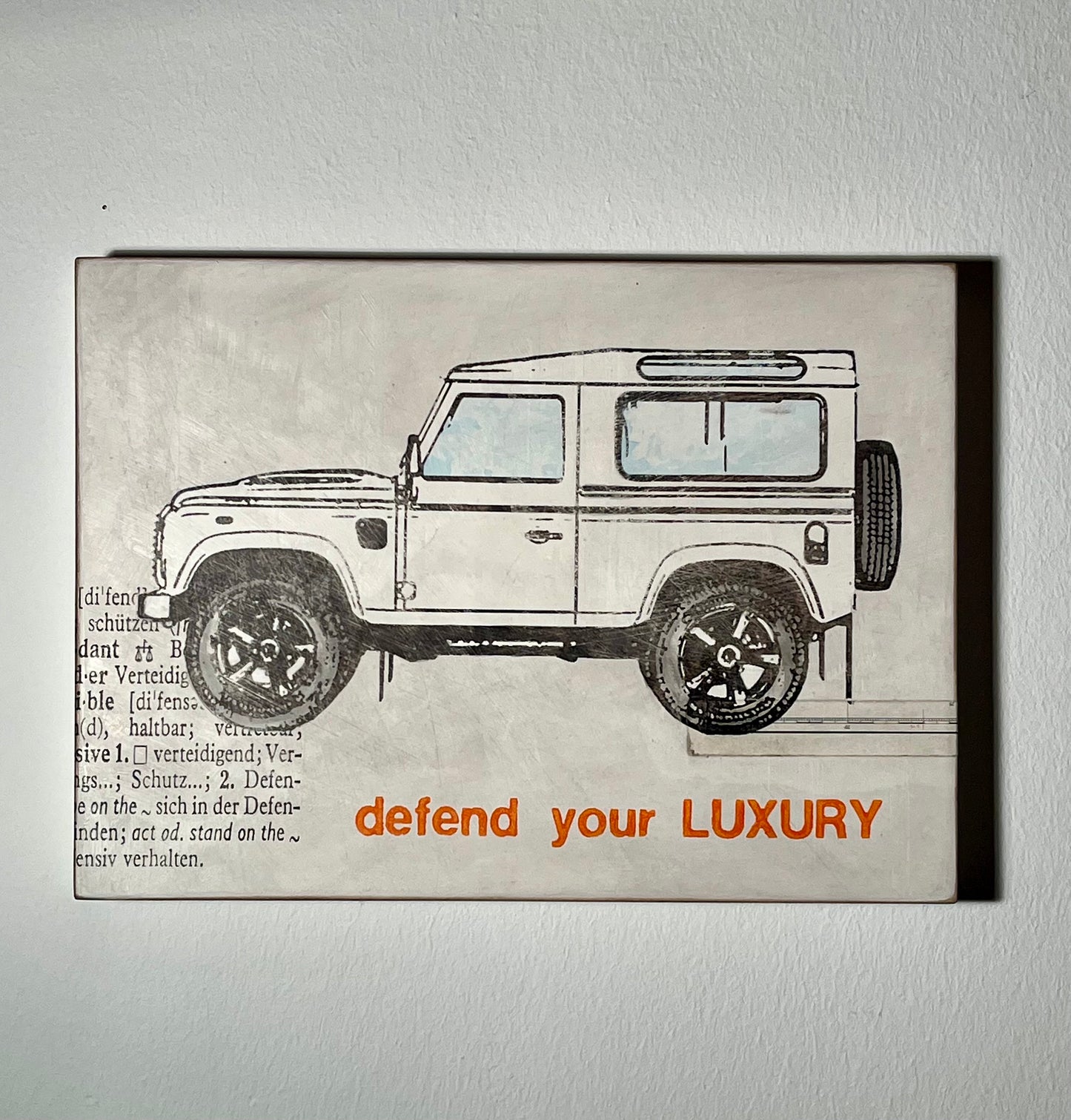 "Defend your luxury" - Jan M. Petersen