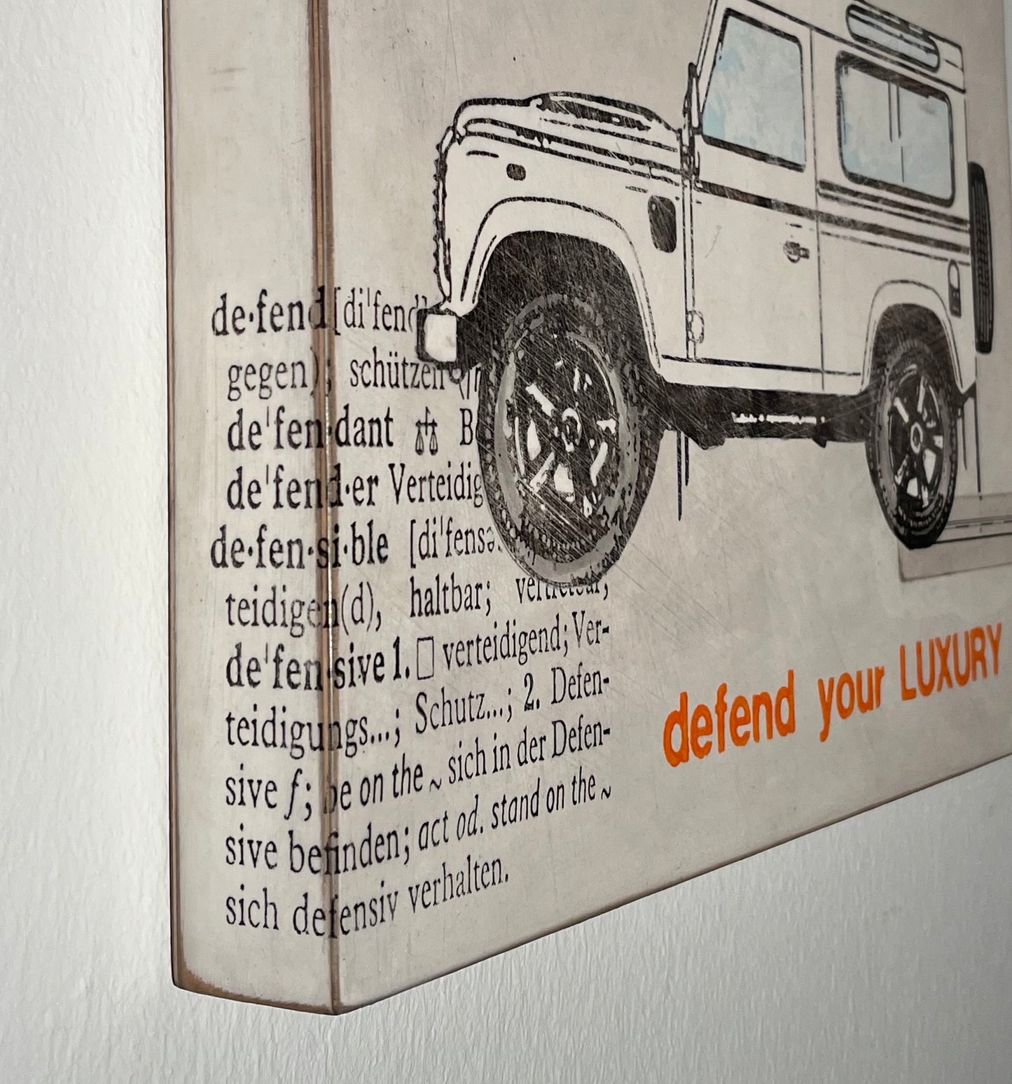 "Defend your luxury" - Jan M. Petersen