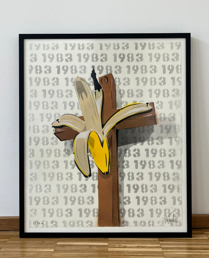 "Ur-Banane 1983-2023" - Thomas Baumgärtel