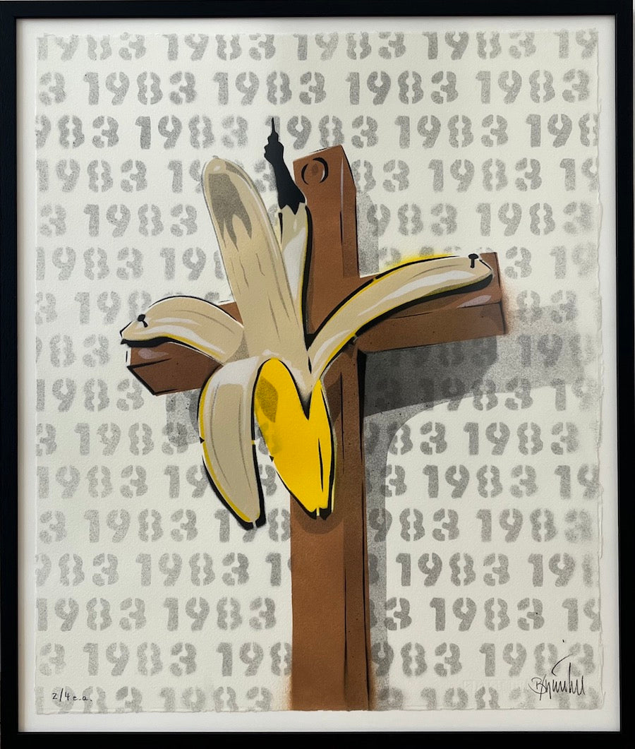 "Ur-Banane 1983-2023" - Thomas Baumgärtel