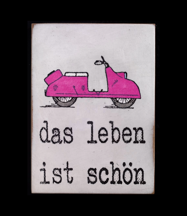 "das leben ist schön -pink" - Jan M. Petersen