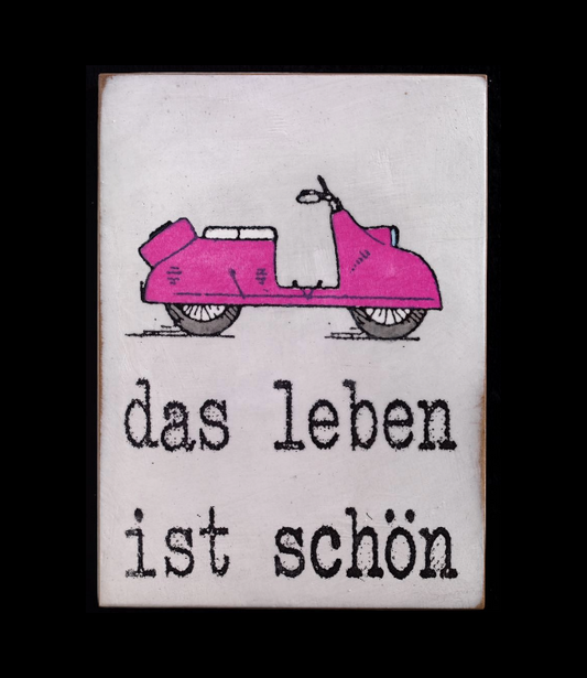 "das leben ist schön -pink" - Jan M. Petersen