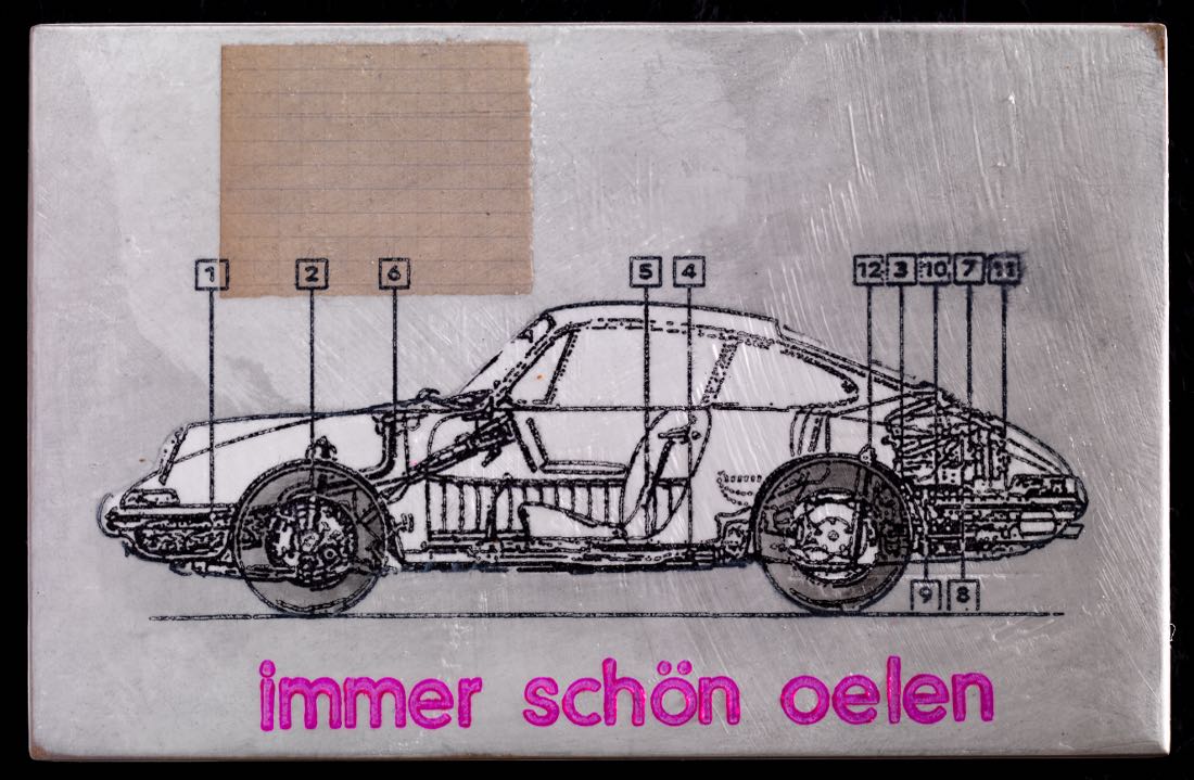 "immer schön oelen" - Jan M. Petersen