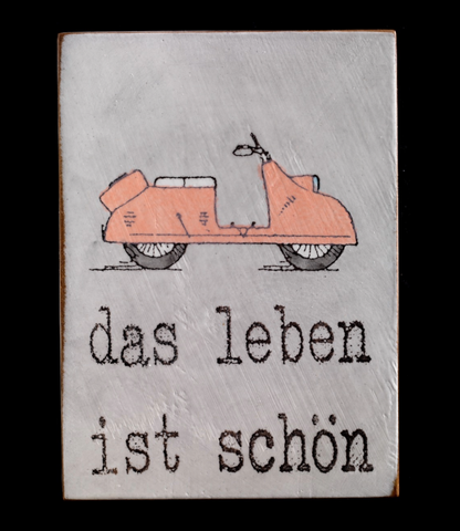 "das leben ist schön - rosaroll" - Jan M. Petersen