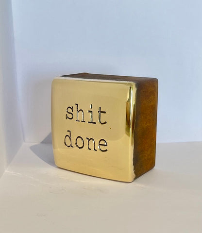 "shit done" - Jan M. Petersen
