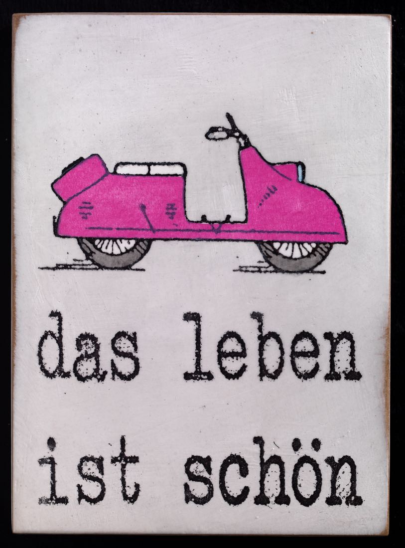 "das leben ist schön -pink" - Jan M. Petersen