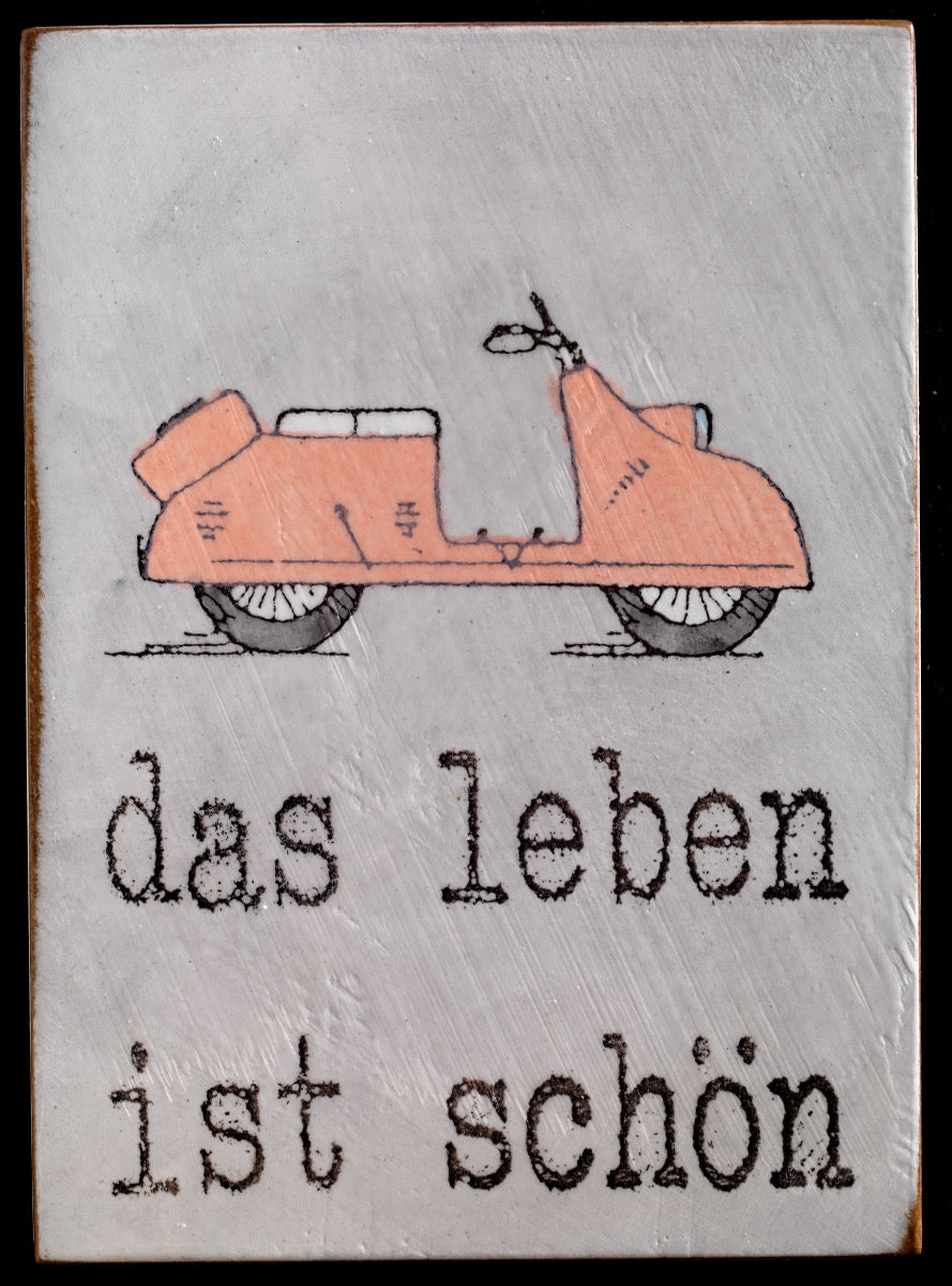 "das leben ist schön - rosaroll" - Jan M. Petersen