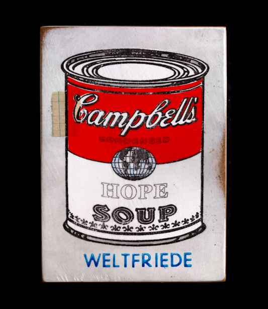 "hope soup - weltfriede" - Jan M. Petersen