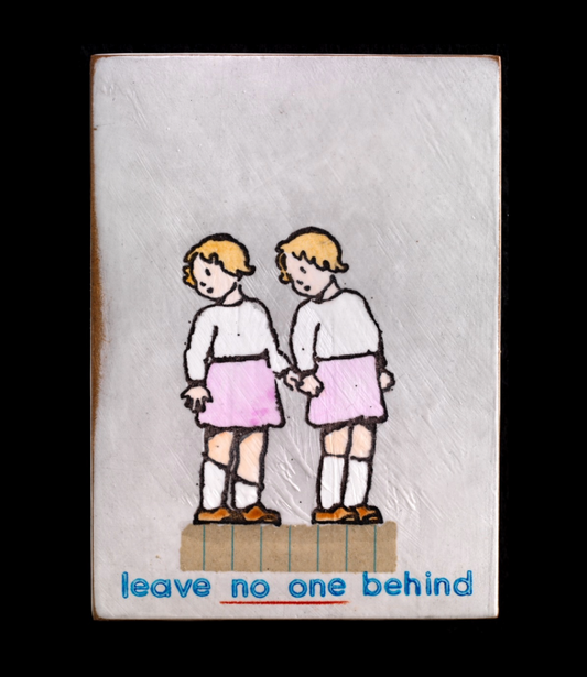 "leave no one behind" - Jan M. Petersen