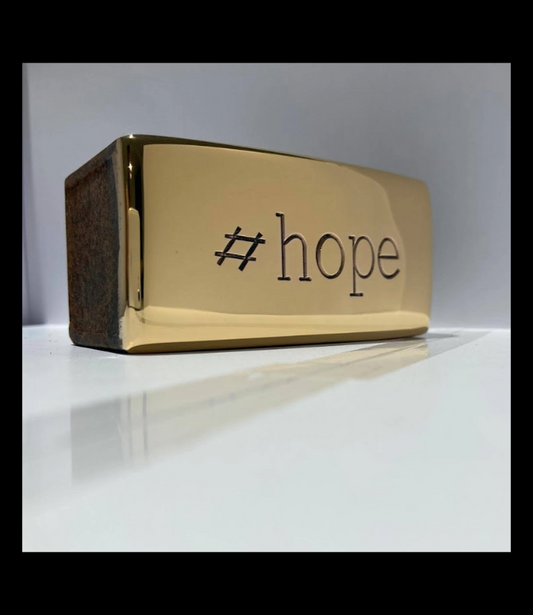 "# hope" - Jan M. Petersen