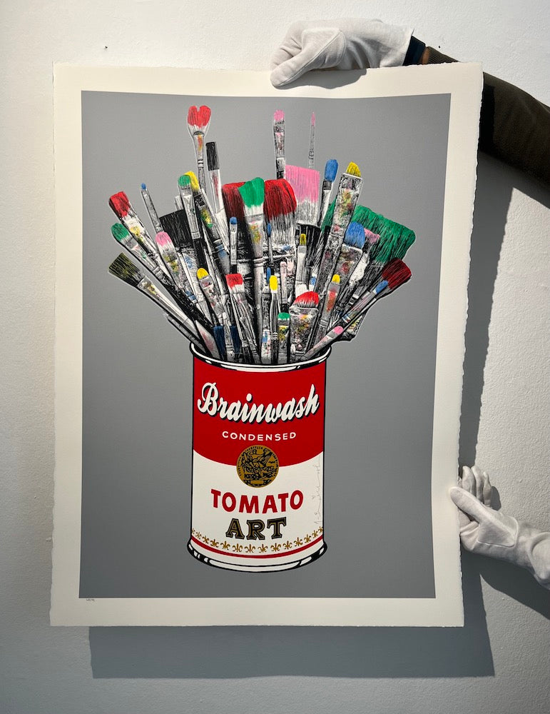 Tomato Pop (Grey) - Mr. Brainwash