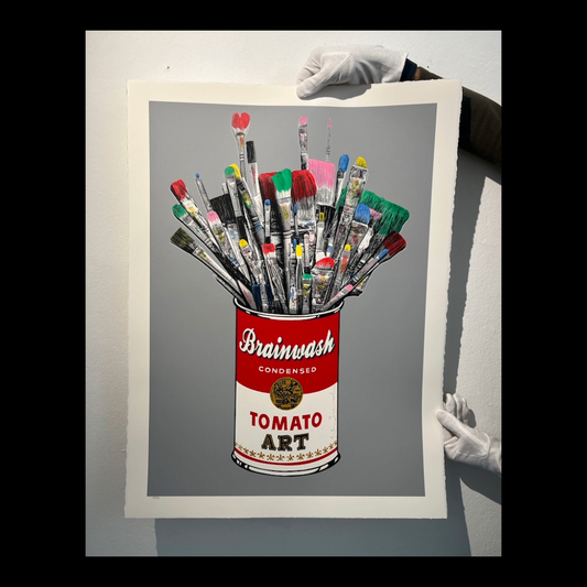 Tomato Pop (Grey) - Mr. Brainwash