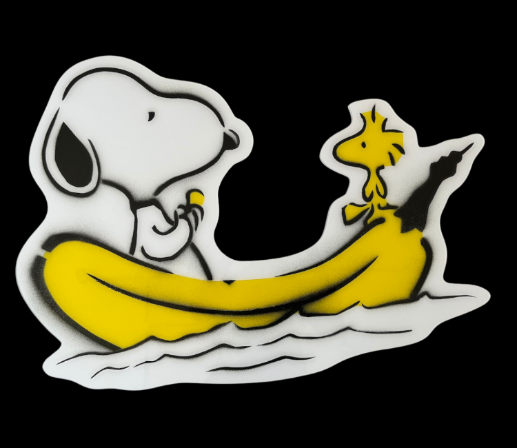 "Cut-Out Snoopy & Woodstock" - Thomas Baumgärtel